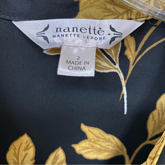 NWT Nanette Lepore Crepe Chiffon Dress Size 2 - Picture 5 of 9